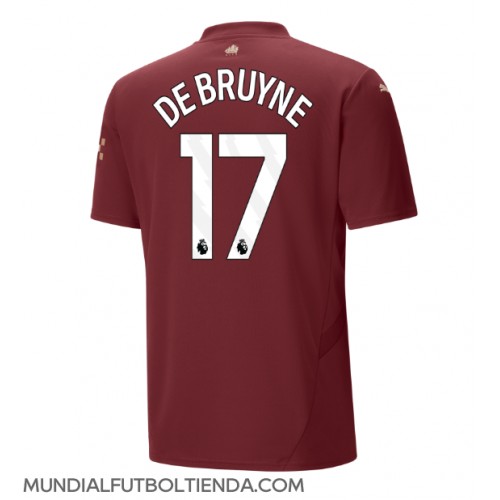 Camiseta Manchester City Kevin De Bruyne #17 Tercera Equipación Replica 2024-25 mangas cortas